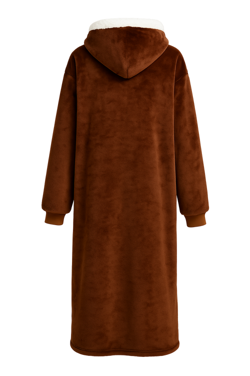 Mocha CloudedComfort Luxe Sherpa Hoodie